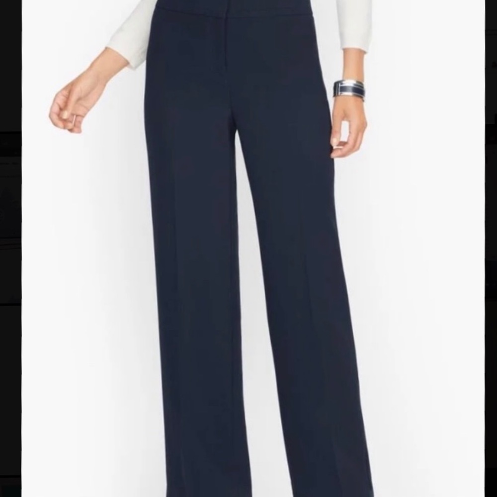 NWT Talbots Curvy Wide-leg pants